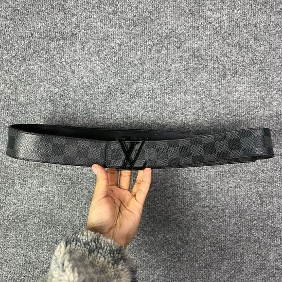 Louis Vuitton LV Initiales Belt - Black M9808 Made in Spain - Picture 2 of 9